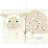 imageHudson Baby Unisex Baby Cotton Animal Face Hooded Towel Chic Bunny One SizeSheep