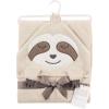 imageHudson Baby Unisex Baby Cotton Animal Face Hooded Towel Chic Bunny One SizeSloth