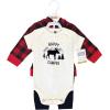 imageHudson Baby Unisex Baby Cotton Hoodie Bodysuit or Tee Top and Pant SetPlaid Moose Baby