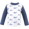 imageHudson Baby Unisex Baby Swim Rashguard SetBlue Whale