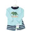 imageHudson Baby Unisex Baby Swim Rashguard SetDinomite