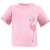 imageHudson Baby Unisex Baby Swim Rashguard SetFlamingo