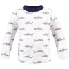 imageHudson Baby Unisex Baby Swim Rashguard SetGray Shark