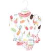 imageHudson Baby Unisex Baby Swim Rashguard SetIce Cream Popsicle