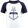 imageHudson Baby Unisex Baby Swim Rashguard SetNavy Anchor