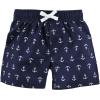 imageHudson Baby Unisex Baby Swim Rashguard SetNavy Anchor