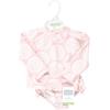 imageHudson Baby Unisex Baby Swim Rashguard SetPink Doily