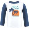 imageHudson Baby Unisex Baby Swim Rashguard SetRide the Waves