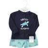 imageHudson Baby Unisex Baby Swim Rashguard SetSea Turtle