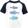 imageHudson Baby Unisex Baby Swim Rashguard SetSharks