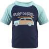 imageHudson Baby Unisex Baby Swim Rashguard SetSurf Car