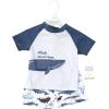 imageHudson Baby Unisex Baby Swim Rashguard SetWhale Hello There