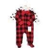imageHudson Baby Unisex Baby Thermal Zipper Sleep Acorn BotanicalBuffalo Plaid Moose