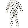 imageHudson Baby Unisex Baby Thermal Zipper Sleep Acorn BotanicalBuffalo Plaid Moose