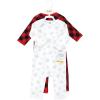 imageHudson Baby Unisex Baby Thermal coveralls Acorn BotanicalSnowflake