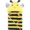 imageHudson Baby Unisex Baby Cotton Animal Face Hooded Towel Chic Bunny One SizeYellow Bee