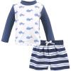 imageHudson Baby Unisex Baby Swim Rashguard SetBlue Whale