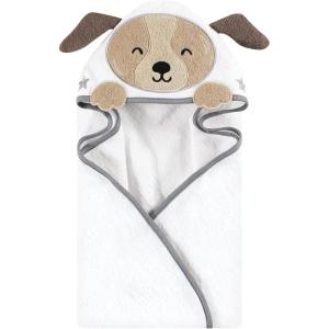 imageHudson Baby Unisex Baby Cotton Animal Face Hooded Towel Chic Bunny One SizeAstronaut Dog