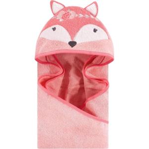 imageHudson Baby Unisex Baby Cotton Animal Face Hooded Towel Chic Bunny One SizeBoho Fox