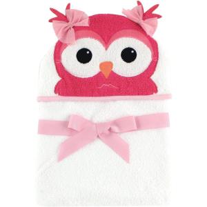 imageHudson Baby Unisex Baby Cotton Animal Face Hooded Towel Chic Bunny One SizeCutesy Owl
