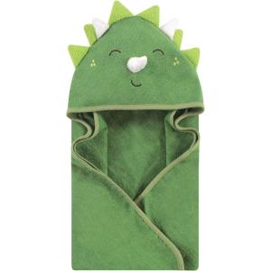 imageHudson Baby Unisex Baby Cotton Animal Face Hooded Towel Chic Bunny One SizeDinosaur