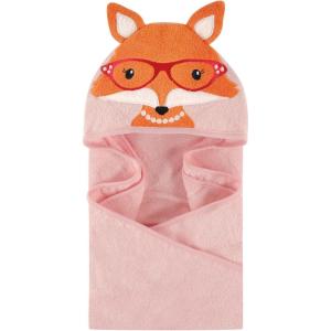 imageHudson Baby Unisex Baby Cotton Animal Face Hooded Towel Chic Bunny One SizeFoxy