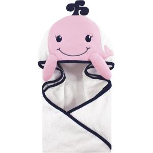imageHudson Baby Unisex Baby Cotton Animal Face Hooded Towel Chic Bunny One SizeGirl Whale