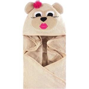 imageHudson Baby Unisex Baby Cotton Animal Face Hooded Towel Chic Bunny One SizeMiss Monkey