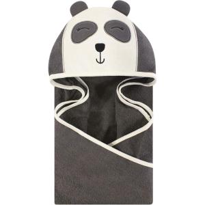 imageHudson Baby Unisex Baby Cotton Animal Face Hooded Towel Chic Bunny One SizeModern Panda