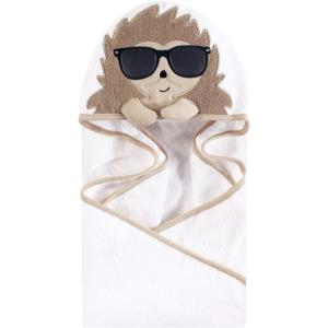 imageHudson Baby Unisex Baby Cotton Animal Face Hooded Towel Chic Bunny One SizeMr Hedgehog