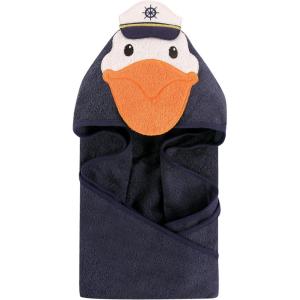 imageHudson Baby Unisex Baby Cotton Animal Face Hooded Towel Chic Bunny One SizePelican
