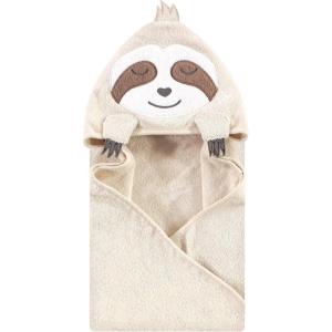 imageHudson Baby Unisex Baby Cotton Animal Face Hooded Towel Chic Bunny One SizeSloth