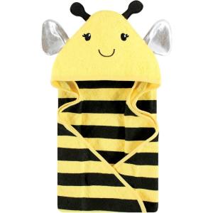 imageHudson Baby Unisex Baby Cotton Animal Face Hooded Towel Chic Bunny One SizeYellow Bee