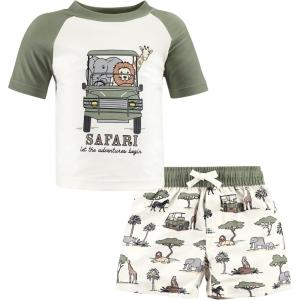 imageHudson Baby Unisex Baby Swim Rashguard SetGoing on Safari