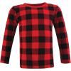imageHudson Baby Unisex Baby Thermal Long Sleeve TeesBuffalo Plaid Moose