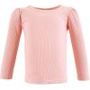 imageHudson Baby Unisex Baby Thermal Long Sleeve TeesSoft Pink Sage Rose
