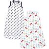 imageHudson Baby Unisex Baby Interlock Cotton Sleeveless Sleeping BagWildflower