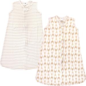 imageHudson Baby Unisex Baby Interlock Cotton Sleeveless Sleeping BagNeutral Giraffe