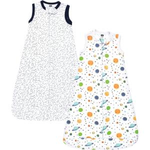 imageHudson Baby Unisex Baby Interlock Cotton Sleeveless Sleeping BagSpace