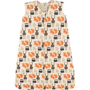 imageHudson Baby Unisex BabyCotton Sleeveless Wearable Sleeping Bag Sack BlanketForest