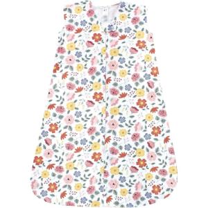 imageHudson Baby Unisex BabyCotton Sleeveless Wearable Sleeping Bag Sack BlanketMauve Botanical