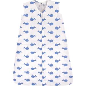 imageHudson Baby Unisex BabyCotton Sleeveless Wearable Sleeping Bag Sack BlanketWhale