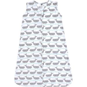 imageHudson Baby Unisex BabyCotton Sleeveless Wearable Sleeping Bag Sack BlanketWhales