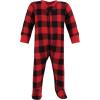 imageHudson Baby Unisex Baby Thermal Zipper Sleep and Play 2pkBuffalo Plaid Moose