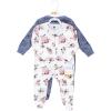 imageHudson Baby Unisex Baby Thermal Zipper Sleep and Play 2pkDusty Rose Floral