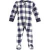 imageHudson Baby Unisex Baby Thermal Zipper Sleep and Play 2pkFootball