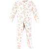 imageHudson Baby Unisex Baby Thermal Zipper Sleep and Play 2pkSoft Pink Sage Rose