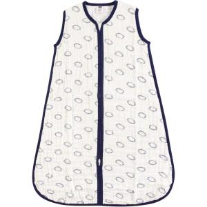imageHudson Baby Unisex BabyMuslin Cotton Sleeveless Wearable Sleeping Bag Sack BlanketFootball