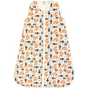 imageHudson Baby Unisex BabyMuslin Cotton Sleeveless Wearable Sleeping Bag Sack BlanketForest