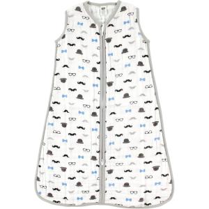 imageHudson Baby Unisex BabyMuslin Cotton Sleeveless Wearable Sleeping Bag Sack BlanketGentleman